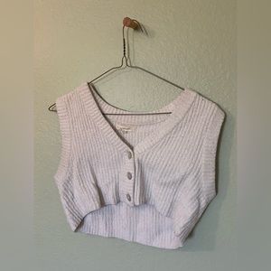 Cropped Sweater Tank